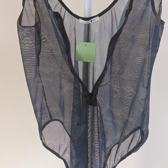 Camo Mesh Bodysuit - Picture 3 of 4